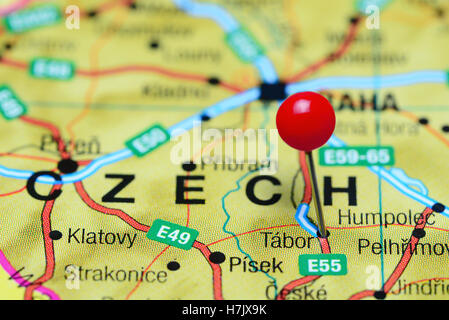 Tabor Czech Republic Map Tabor, Czech Republic Stock Photo - Alamy