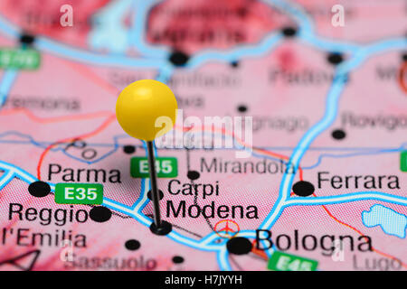 Modena Italy map Stock Photo - Alamy