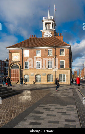 Town Hall, High Street  Stockton on Tees, Co. Durham UK Stock Photo