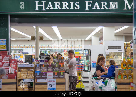 Harris Farm markets store in North Sydney selling household groceries and fresh fruit,Sydney,Australia Stock Photo