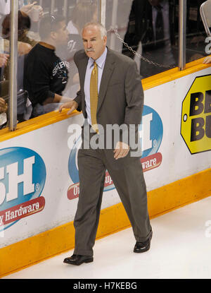 Chicago Blackhawks Head Coach Joel Quenneville Looks On During Hockey ...