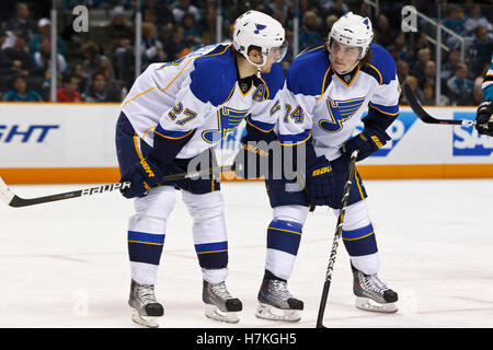 St. Louis Blues' Alex Pietrangelo Holds The Stanley Cup Over His Head ...