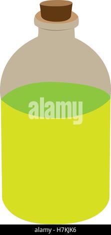 Isolated flask of lotion, Spa vector illustration Stock Vector