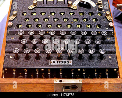 German WWII Coding Enigma Machine Stock Photo - Alamy