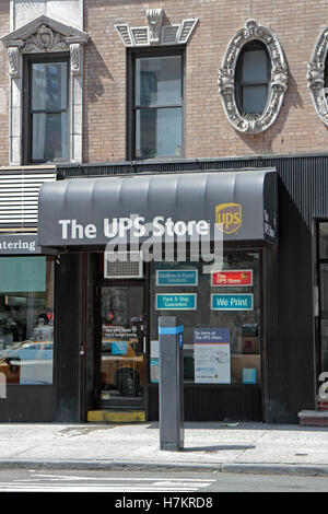 A 'The UPS Store' on Lexington Avenue, in Manhattan, New York City, United States. Stock Photo