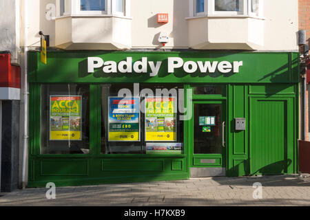 Paddy Power in Basingstoke, Hampshire Stock Photo