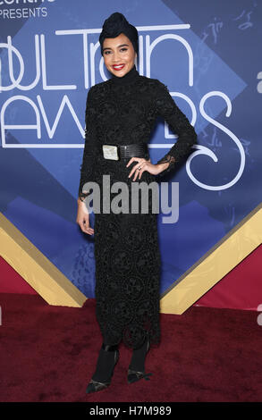 Las Vegas, NV, USA. 6th Nov, 2016. 06 November 2016 - Las Vegas, Nevada - Yuna. Soul Train Awards 2016 Red Carpet at the Orleans Arena . Photo Credit: MJT/AdMedia Credit:  Mjt/AdMedia/ZUMA Wire/Alamy Live News Stock Photo