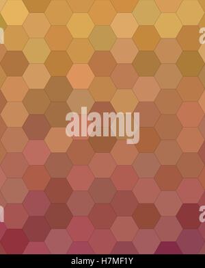 Abstract hexagon tile mosaic pattern background Stock Vector