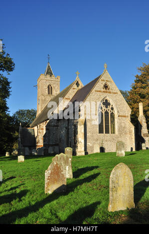 St Andrew's Church, Ringstead, Norfolk, England, UK Stock Photo