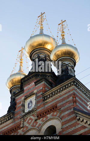 The Alexander Nevsky Church, Russian Orthodox church in Copenhagen, Denmark Stock Photo