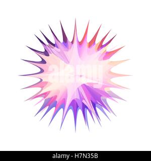 studded colorful abstract sphere Stock Vector