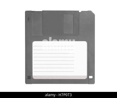 old floppy disk isolated Stock Photo
