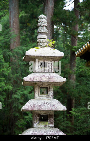 Detail from  Toshogu shrine in Nikko, Japan Stock Photo