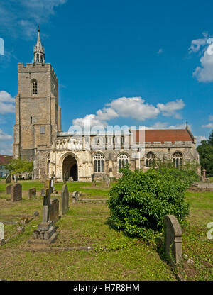 St Mary Church, Boxford, Suffolk, England, Stock Photo