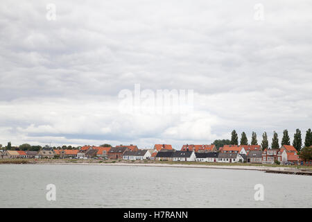 BORSTAHUSEN Old fishing village on south coast at Landskrona Stock Photo