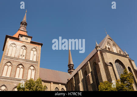 St Mary’s Church, Marienkirche, Rostock, Mecklenburg-Vorpommern, Germany Stock Photo