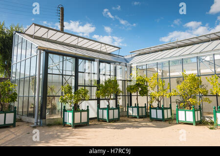 greenhouse of the 'olfacties' graden at Coex in France Stock Photo