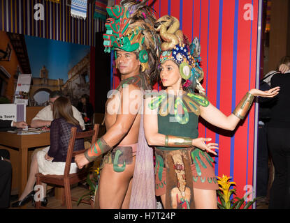 Excel London, UK. 8th Nov, 2016. World Travel Market London takes place at Excel.World Travel Market London is the leading global event for the travel industry to meet industry professionals and conduct business deals Credit:  Keith Larby/Alamy Live News Stock Photo