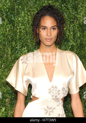 New York, NY, USA. 07th Nov, 2016. Cindy Bruna attends 13th Annual CFDA/Vogue Fashion Fund Awards at Spring Studios on November 7, 2016 in New York City. © John Palmer/Media Punch/Alamy Live News Stock Photo