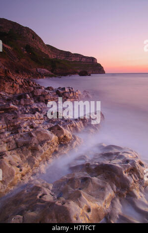 Sunrise at Llandudno, Wales Stock Photo