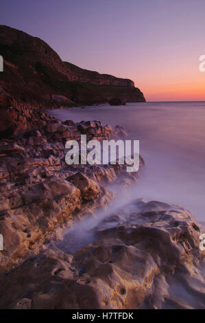 Sunrise at Llandudno, Wales Stock Photo