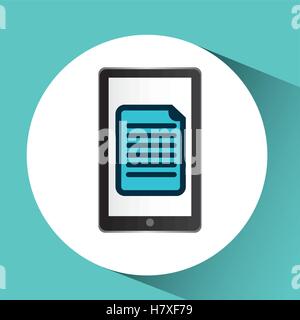 smartphone black paper graphic vector illustration eps 10 Stock Vector