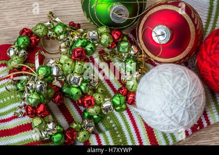 Christmas decoration setting Stock Photo
