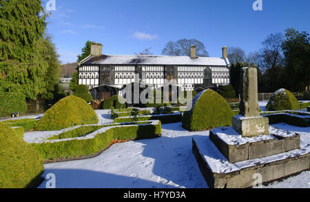 Plas Newydd in Winter, Llangollen, North Wales, Stock Photo