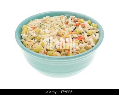 Dry white bean dry soup mix in a bowl. Stock Photo