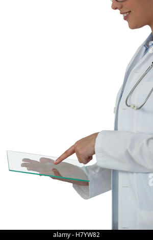 Female doctor using digital tablet Stock Photo