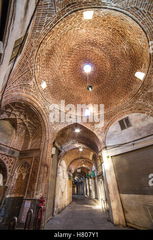 Tabriz, Iran - December 4, 2015: Old Bazaar of Tabriz, Iran. This place was inscribed as World Heritage Site Stock Photo