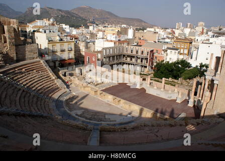 Roman theatre, Cartagena, Spain Stock Photo