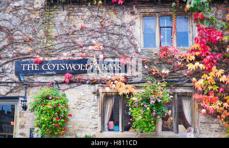 beautiful scenic village of Burford in Cotswold,England Stock Photo