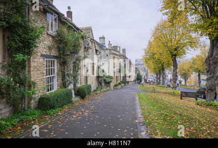 beautiful scenic village of Burford in Cotswold,England Stock Photo