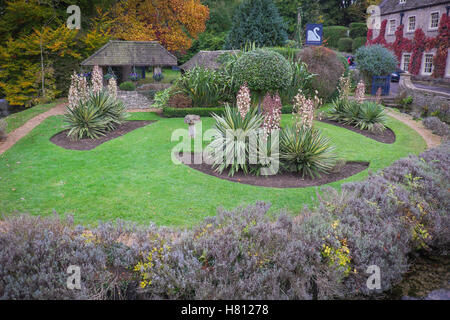 beautiful small village of bibury in cotswold,england Stock Photo