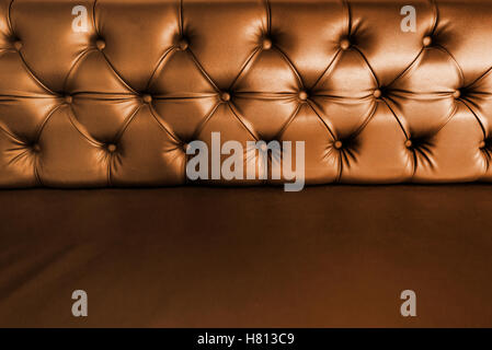 background with close-up of  dark brown  leather seal. Stock Photo