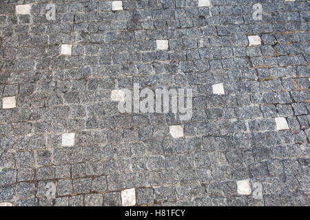 Cobblestone floor background Stock Photo