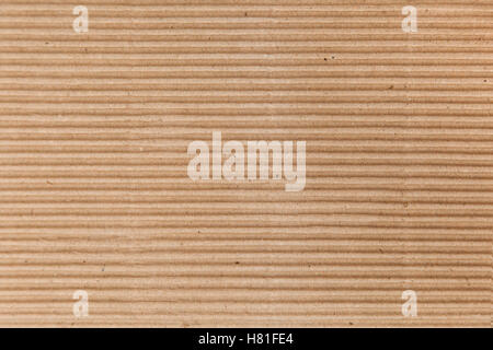 Brown cardboard corrugated pattern background Stock Photo
