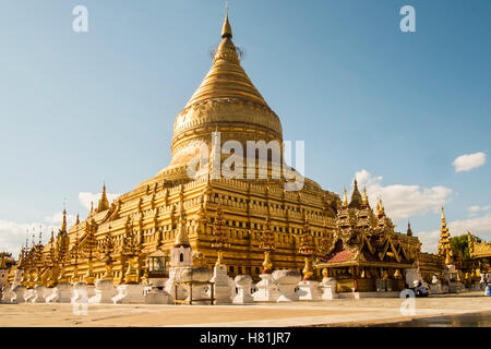 The Shwedagon Pagoda (Golden temple) Yangon , Myanmar Stock Photo