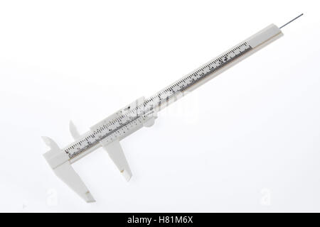 Calipers on a plain background Stock Photo