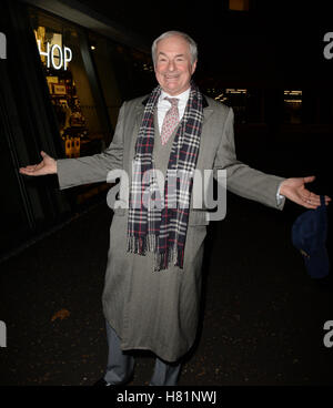 Paul Gambaccini arrives at the opening of The Radical Eye: Modernist Photography from the Sir Elton John Collection exhibition at the Tate Modern in London. Stock Photo