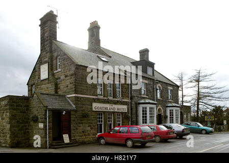 THE GOATHLAND HOTEL HEARTBEAT LOCATIONS GOATHLAND NORTH YORKSHIRE ENGLAND 18 February 2002 Stock Photo