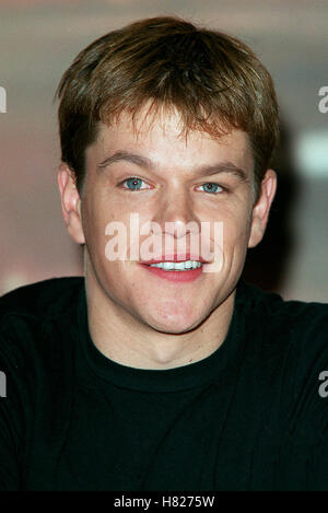 MATT DAMON BERLIN GERMANY 22 February 2000 Stock Photo