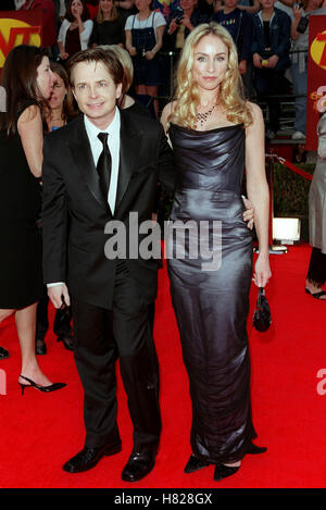 Actors Michael J. Fox and Tracy Pollan attend 