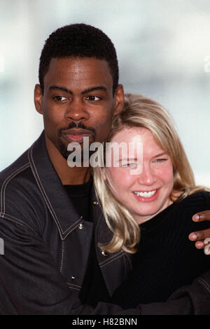 RENEE ZELLWEGER & CHRIS ROCK  12 May 2000 Stock Photo