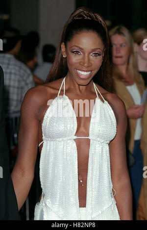 ADRIENNE-JOI-JOHNSON BABY BOY PREMIERE LOS ANGELES CENTURY PLAZA CENTURY CITY LOS ANGELES USA 21 June 2001 Stock Photo