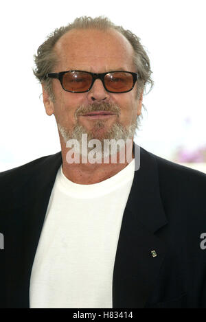 JACK NICHOLSON CANNES FILM FESTIVAL 2002 CANNES FILM FESTIVAL CANNES FRANCE 22 May 2002 Stock Photo