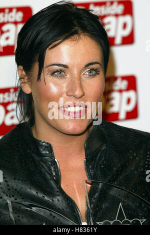 JESSIE WALLACE INSIDE SOAP AWARDS THE MAYFAIR CLUB LONDON ENGLAND 30 September 2002 Stock Photo