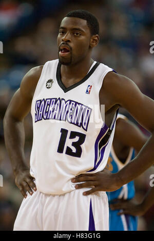 November 29, 2009; Sacramento, CA, USA;  Sacramento Kings guard Tyreke Evans (13) during the first quarter against the New Orleans Hornets at the ARCO Arena. Sacramento defeated New Orleans 112-96. Stock Photo