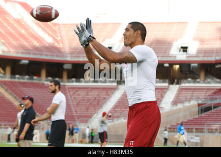 Detroit Lions tight end Levine Toilolo #87 looks on from the sidelines  during the second half of an NFL football game against the New England  Patriots in Detroit, Michigan USA, on Sunday